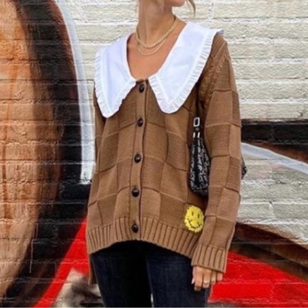 Cotton Robe Knit Cardigan Tiger's Eye
